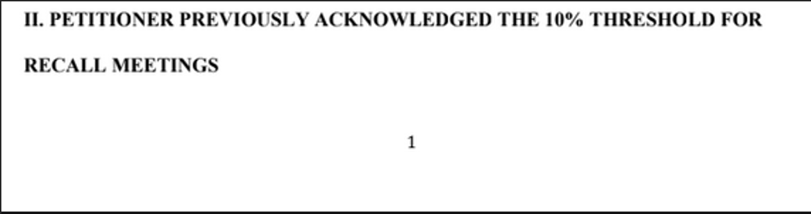 Respondent's Position Document